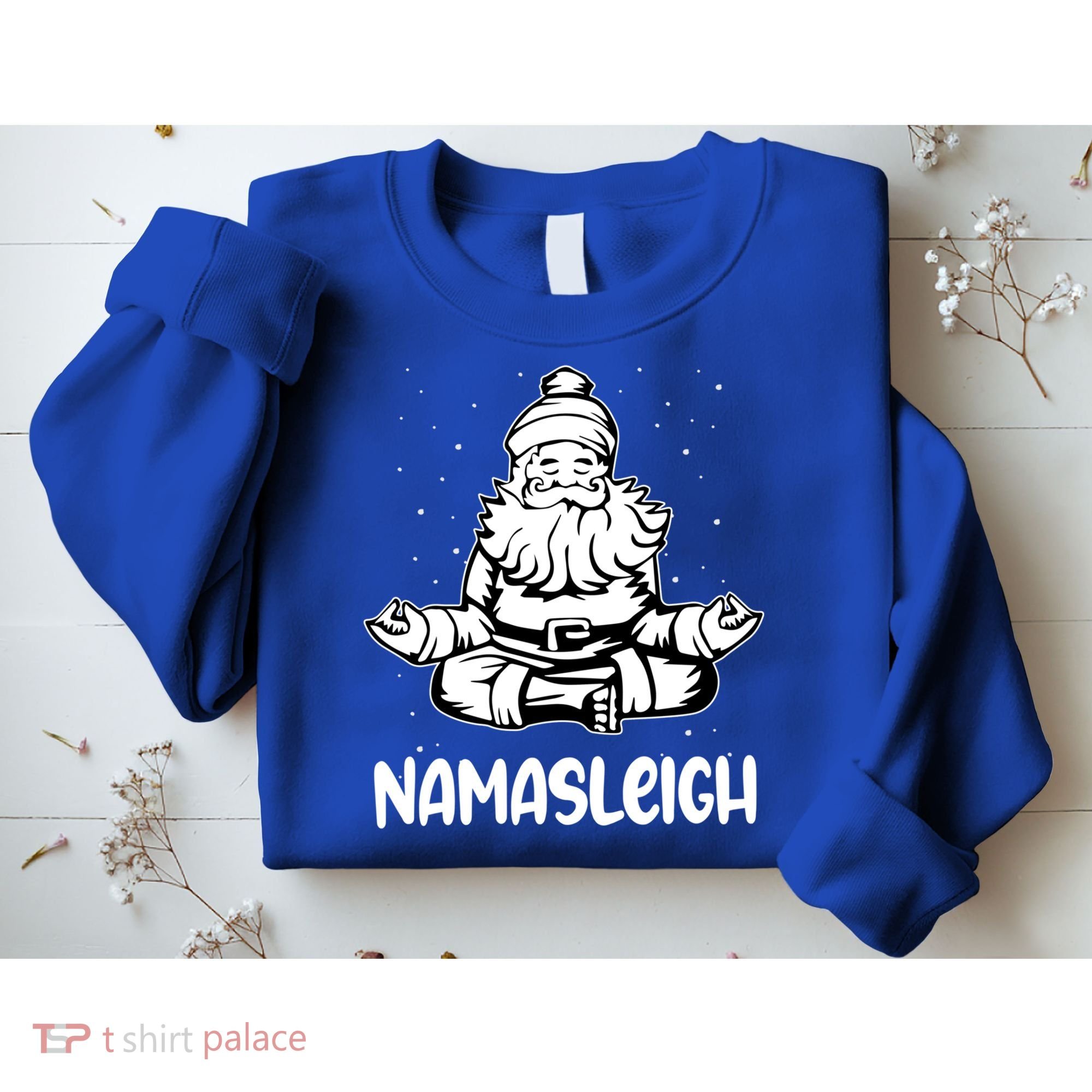 Namasleigh Santa Claus Namaste Yoga Cool Gift Sweatshirt