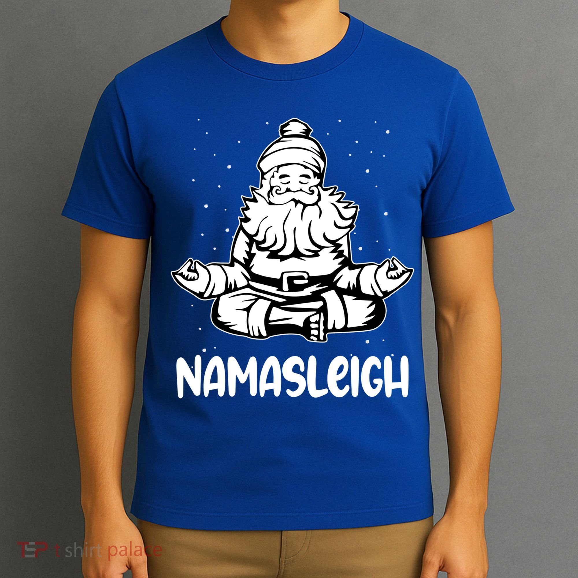 Namasleigh Santa Claus Namaste Yoga Cool Gift T-Shirt