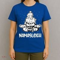 Namasleigh Santa Claus Namaste Yoga Cool Gift T-Shirt thumb 4