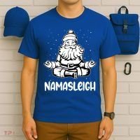 Namasleigh Santa Claus Namaste Yoga Cool Gift T-Shirt thumb 6