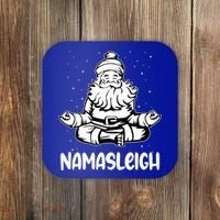 Namasleigh Santa Claus Namaste Yoga Cool Gift Coaster thumb 0