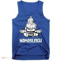 Namasleigh Santa Claus Namaste Yoga Cool Gift Tank Top thumb 0