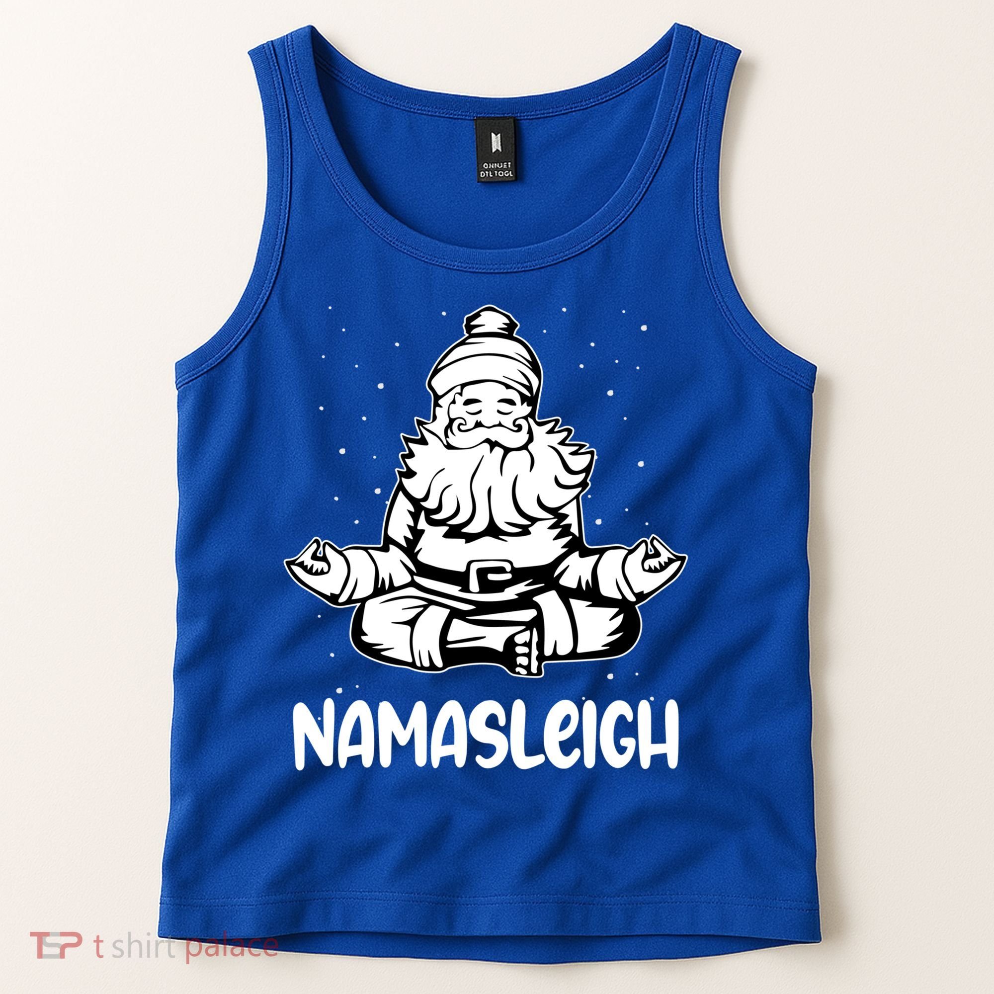 Namasleigh Santa Claus Namaste Yoga Cool Gift Tank Top
