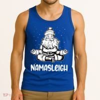 Namasleigh Santa Claus Namaste Yoga Cool Gift Tank Top thumb 3