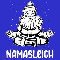 Namasleigh Santa Claus Namaste Yoga Cool Gift Tank Top thumb 6