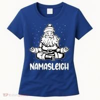 Namasleigh Santa Claus Namaste Yoga Cool Gift Women's T-Shirt thumb 0