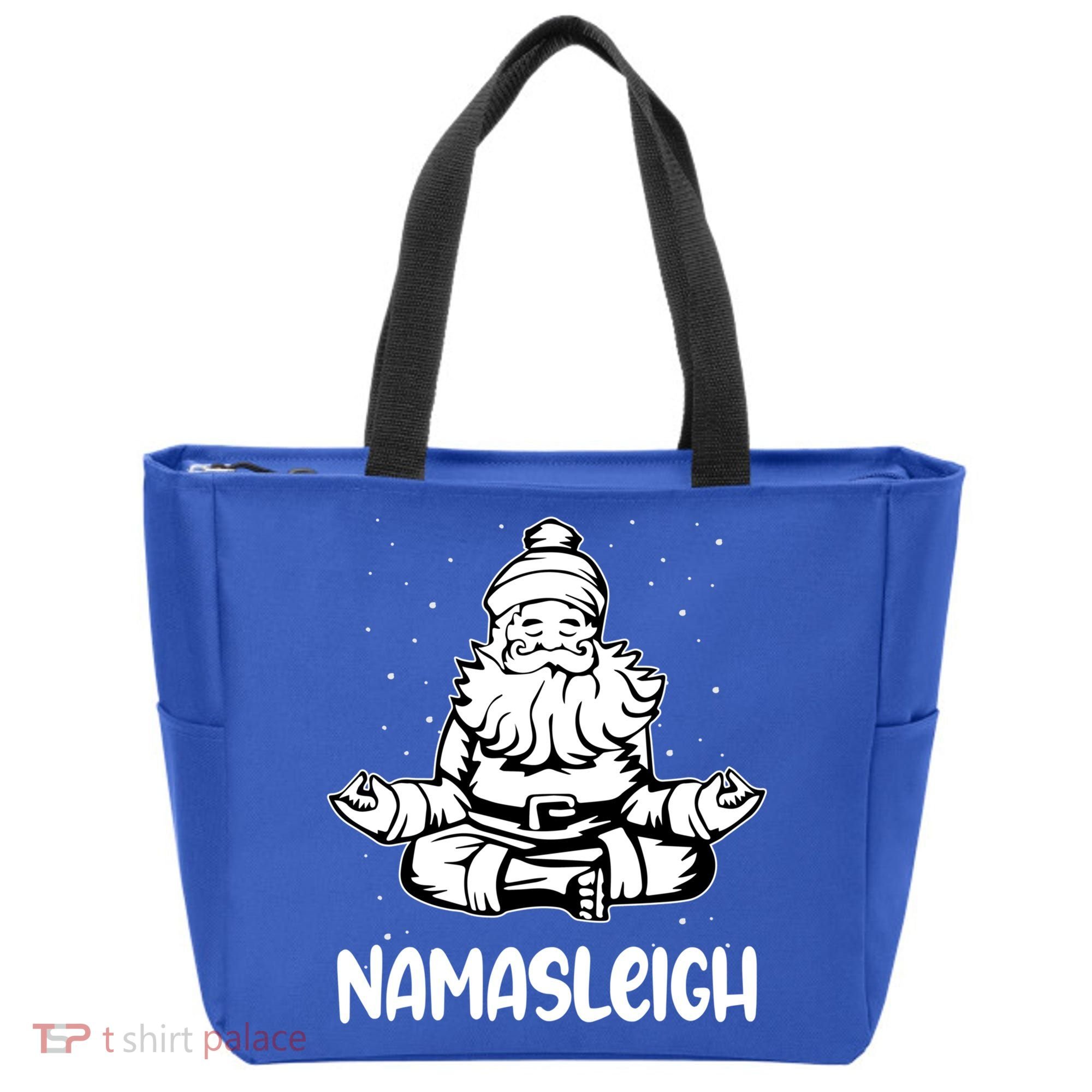 Namasleigh Santa Claus Namaste Yoga Cool Gift Tote Bag