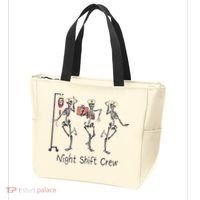 Night Shift Crew Funny Nurse Skeleton Great Gift Tote Bag thumb 3