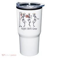 Night Shift Crew Funny Nurse Skeleton Great Gift Tumbler thumb 0