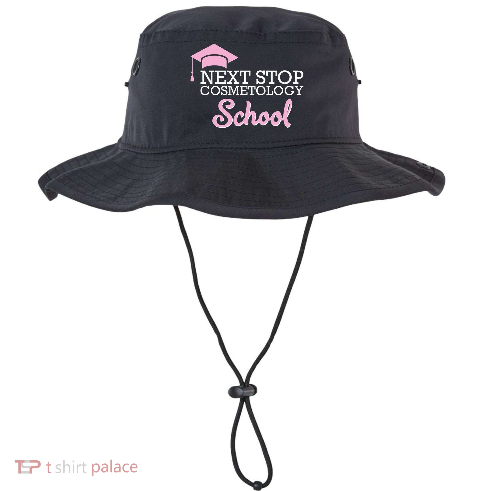 Next Stop Cosmetology School Future Cosmetologist Bucket Hat