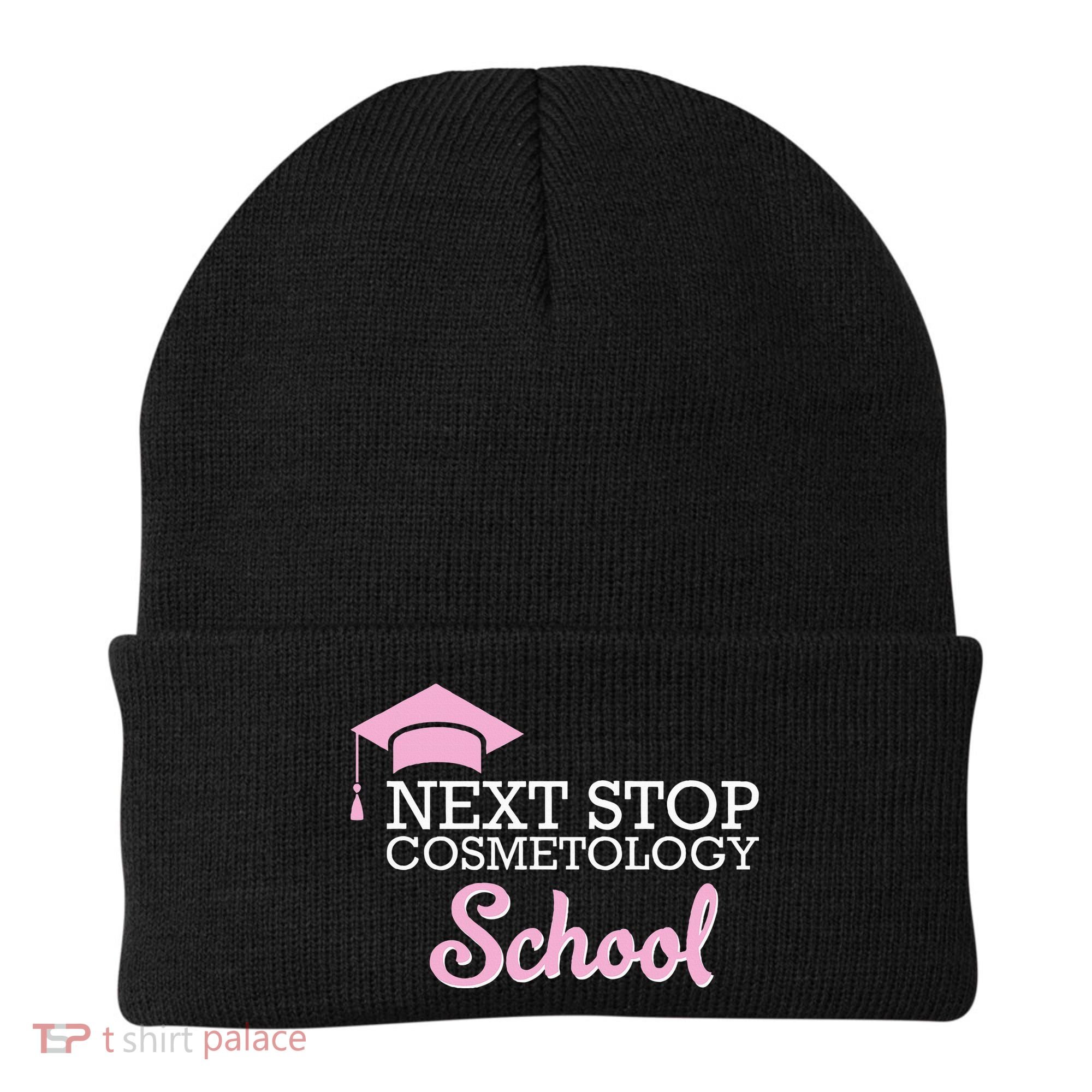Next Stop Cosmetology School Future Cosmetologist Beanie