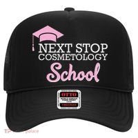 Next Stop Cosmetology School Future Cosmetologist Hat thumb 0