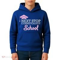 Next Stop Cosmetology School Future Cosmetologist Kids Hoodie thumb 4