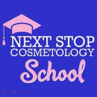 Next Stop Cosmetology School Future Cosmetologist Kids Long Sleeve Shirt thumb 2