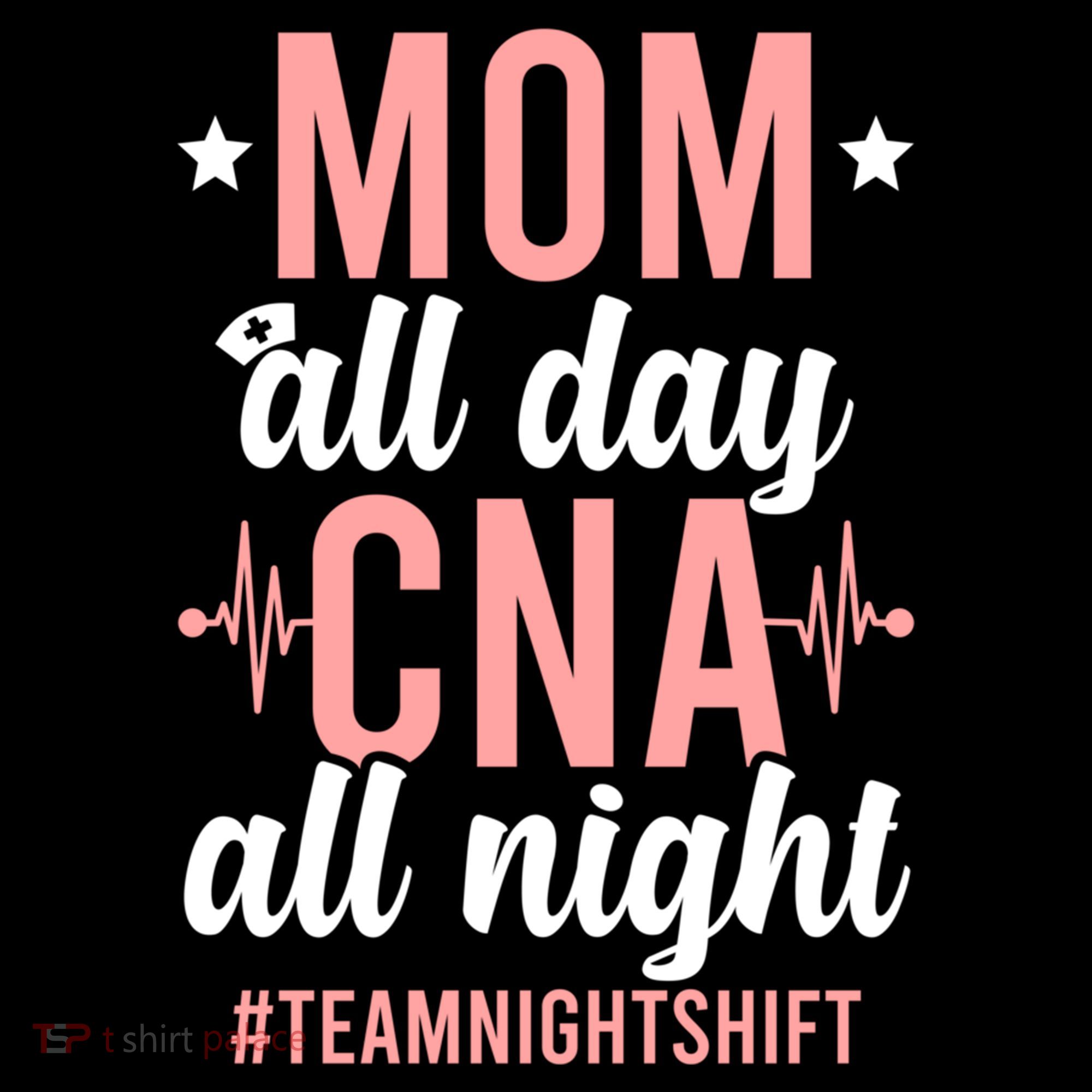 Night Shift Cna Mom Certified Nursing Assistant Meaningful Gift USA-Made Doggie Bandana