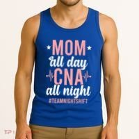 Night Shift Cna Mom Certified Nursing Assistant Meaningful Gift Tank Top thumb 3