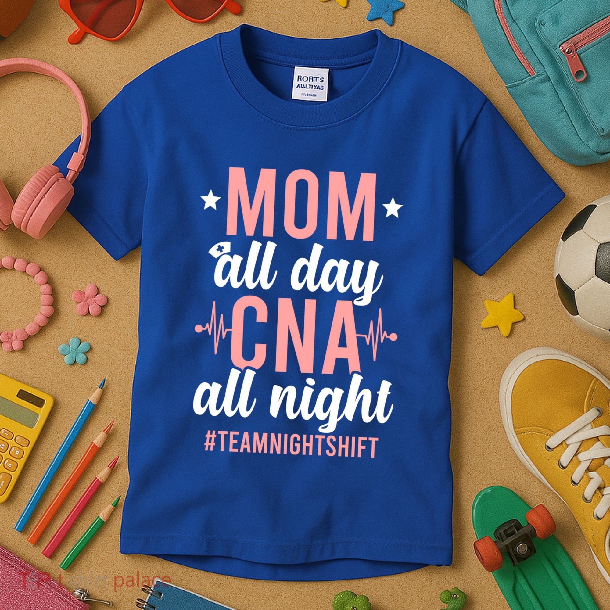 Night Shift Cna Mom Certified Nursing Assistant Meaningful Gift Kids T-Shirt