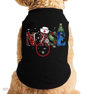 Nurse Stethoscope Christmas Tree Decor Gift Doggie Tank