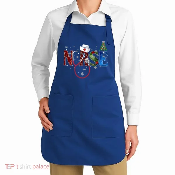 Nurse Stethoscope Christmas Tree Decor Gift Apron