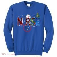 Nurse Stethoscope Christmas Tree Decor Gift Sweatshirt thumb 0
