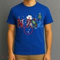 Nurse Stethoscope Christmas Tree Decor Gift T-Shirt thumb 3
