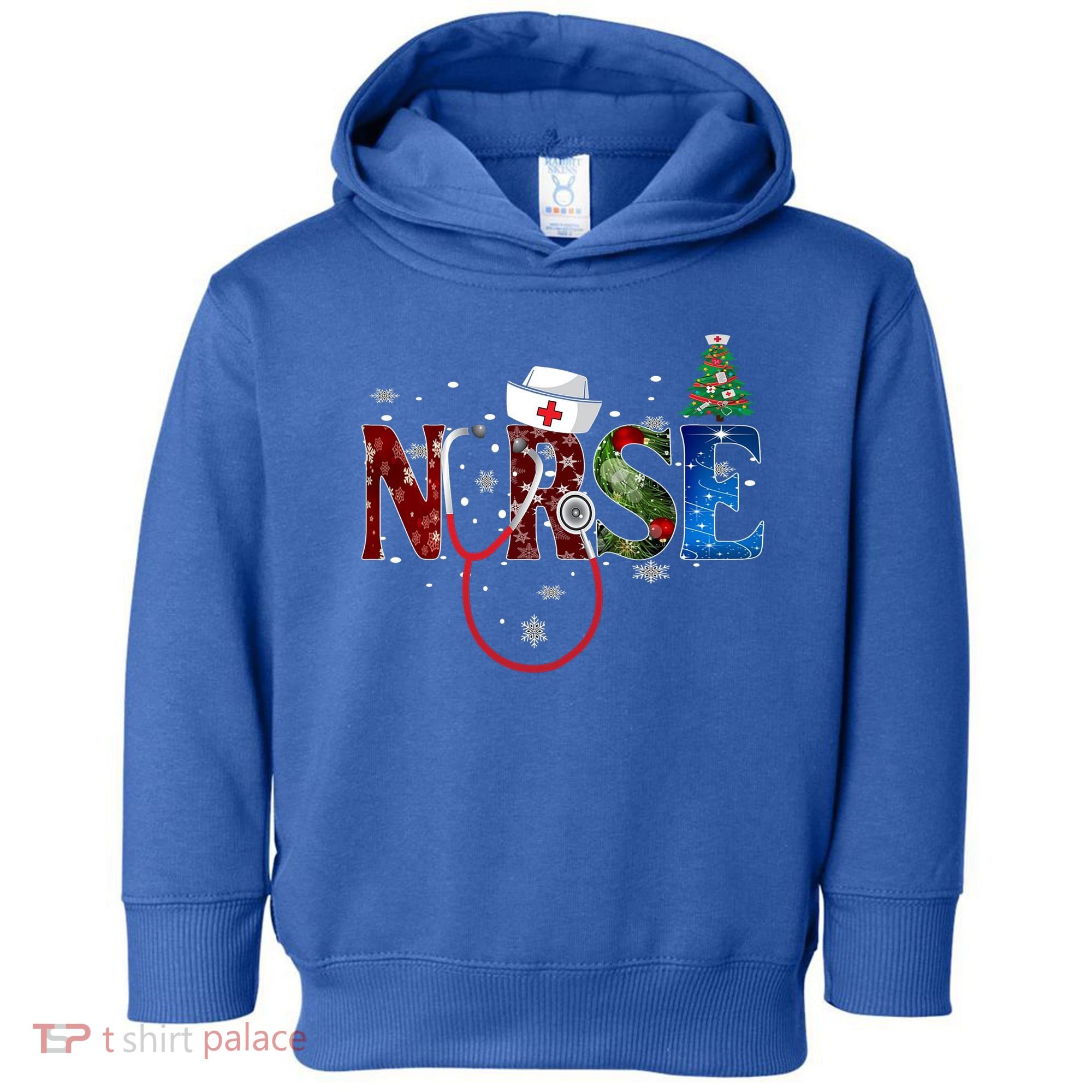 Nurse Stethoscope Christmas Tree Decor Gift Toddler Hoodie