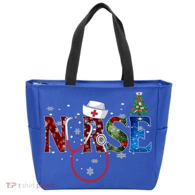 Nurse Stethoscope Christmas Tree Decor Gift Tote Bag