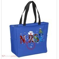 Nurse Stethoscope Christmas Tree Decor Gift Tote Bag thumb 2