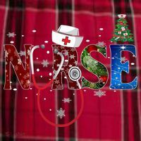 Nurse Stethoscope Christmas Tree Decor Gift Women's Flannel Plaid Pajama Pants thumb 2