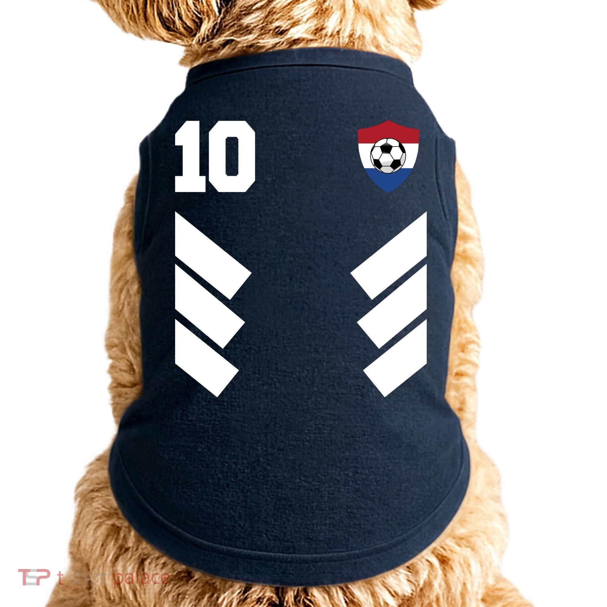 Netherlands Soccer Dutch Football 10 Doggie Tank