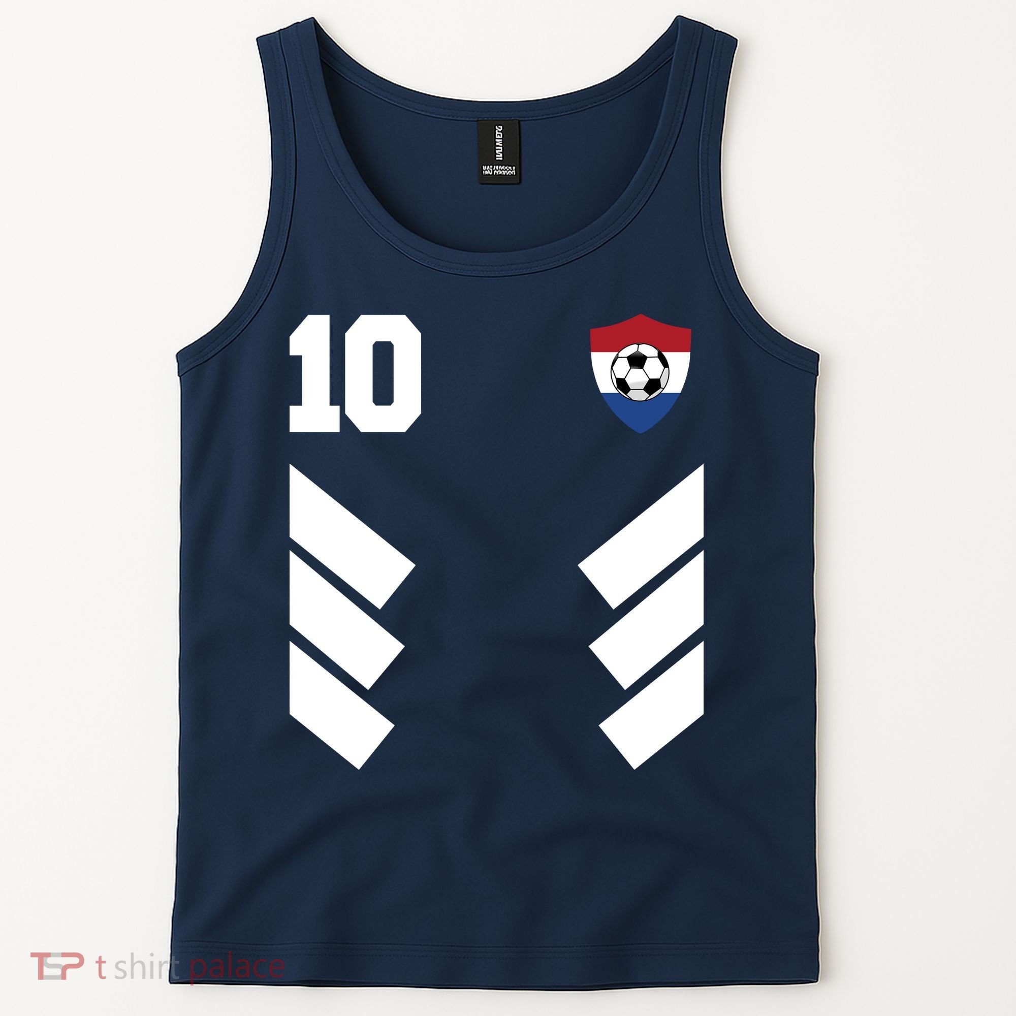 Netherlands Soccer Dutch Football 10 Tank Top