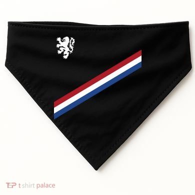 Netherlands Soccer Dutch Logo Flag USA-Made Doggie Bandana