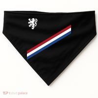 Netherlands Soccer Dutch Logo Flag USA-Made Doggie Bandana thumb 0
