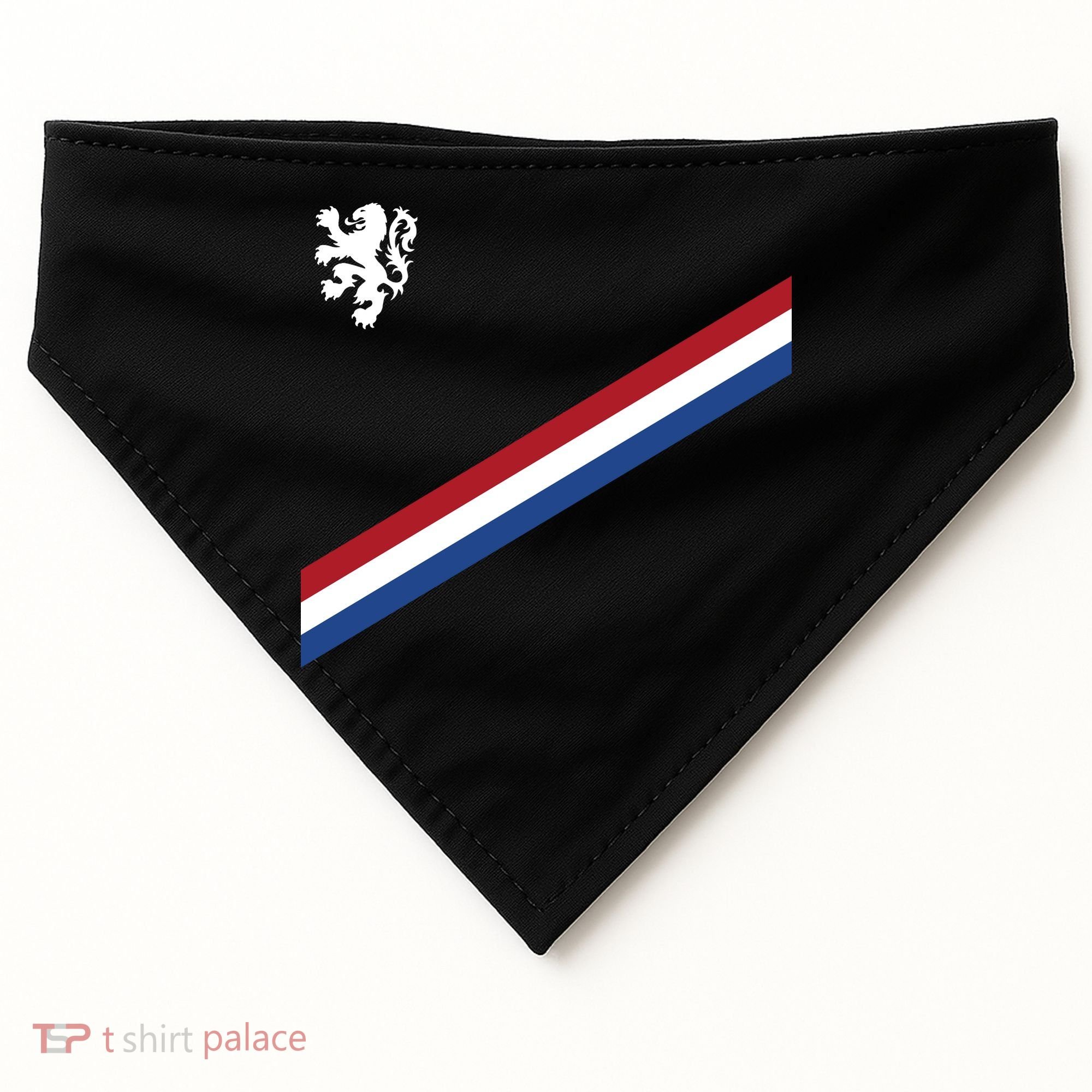Netherlands Soccer Dutch Logo Flag USA-Made Doggie Bandana