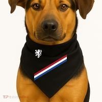 Netherlands Soccer Dutch Logo Flag USA-Made Doggie Bandana thumb 1