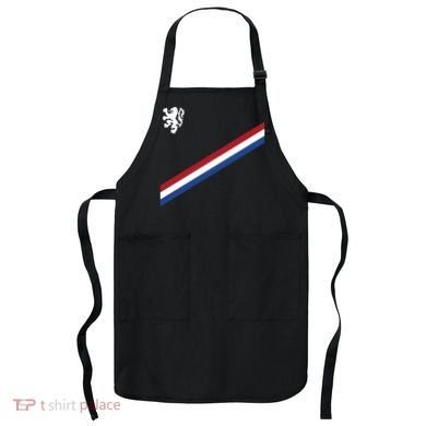 Netherlands Soccer Dutch Logo Flag Apron