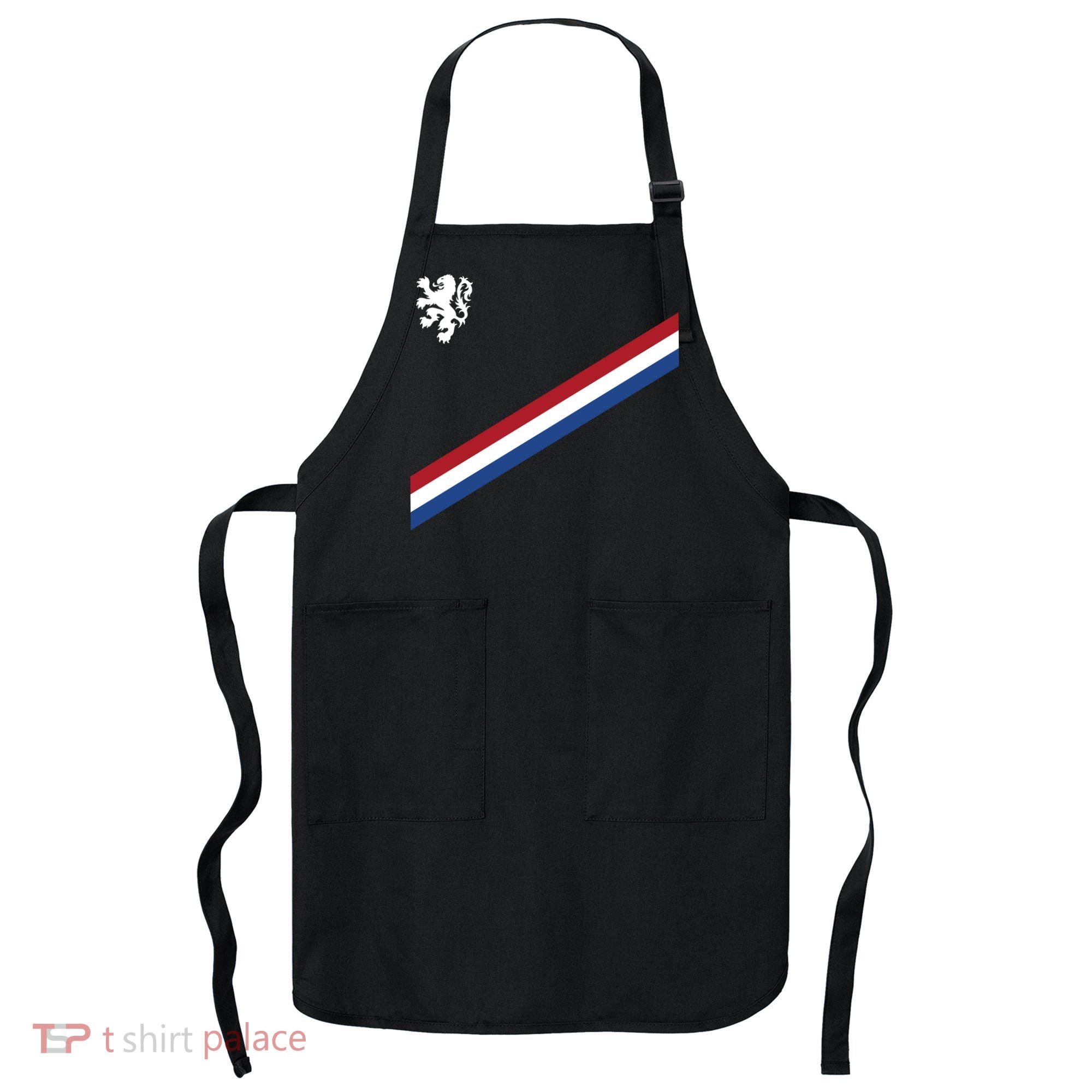 Netherlands Soccer Dutch Logo Flag Apron