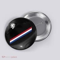 Netherlands Soccer Dutch Logo Flag Button thumb 0