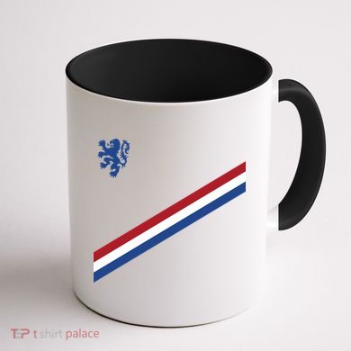 Netherlands Soccer Dutch Logo Flag Coffee Mug back