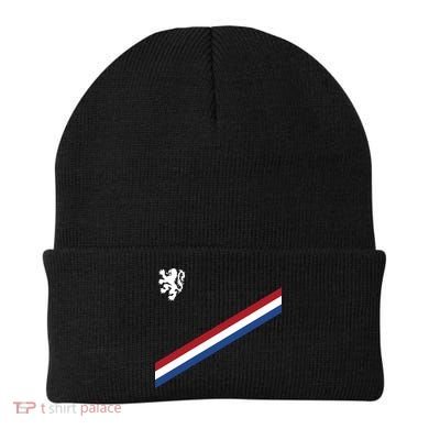 Netherlands Soccer Dutch Logo Flag Beanie