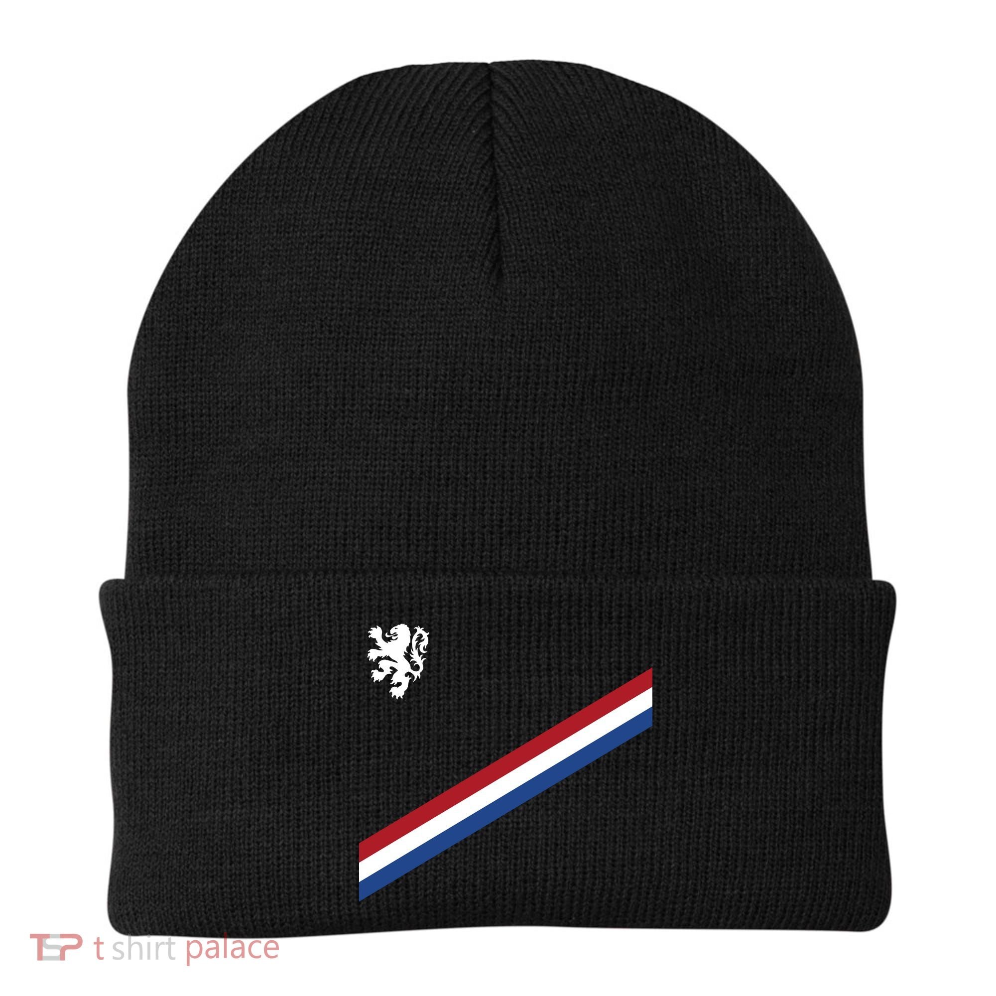 Netherlands Soccer Dutch Logo Flag Beanie