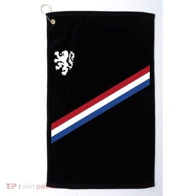 Netherlands Soccer Dutch Logo Flag Golf Towel