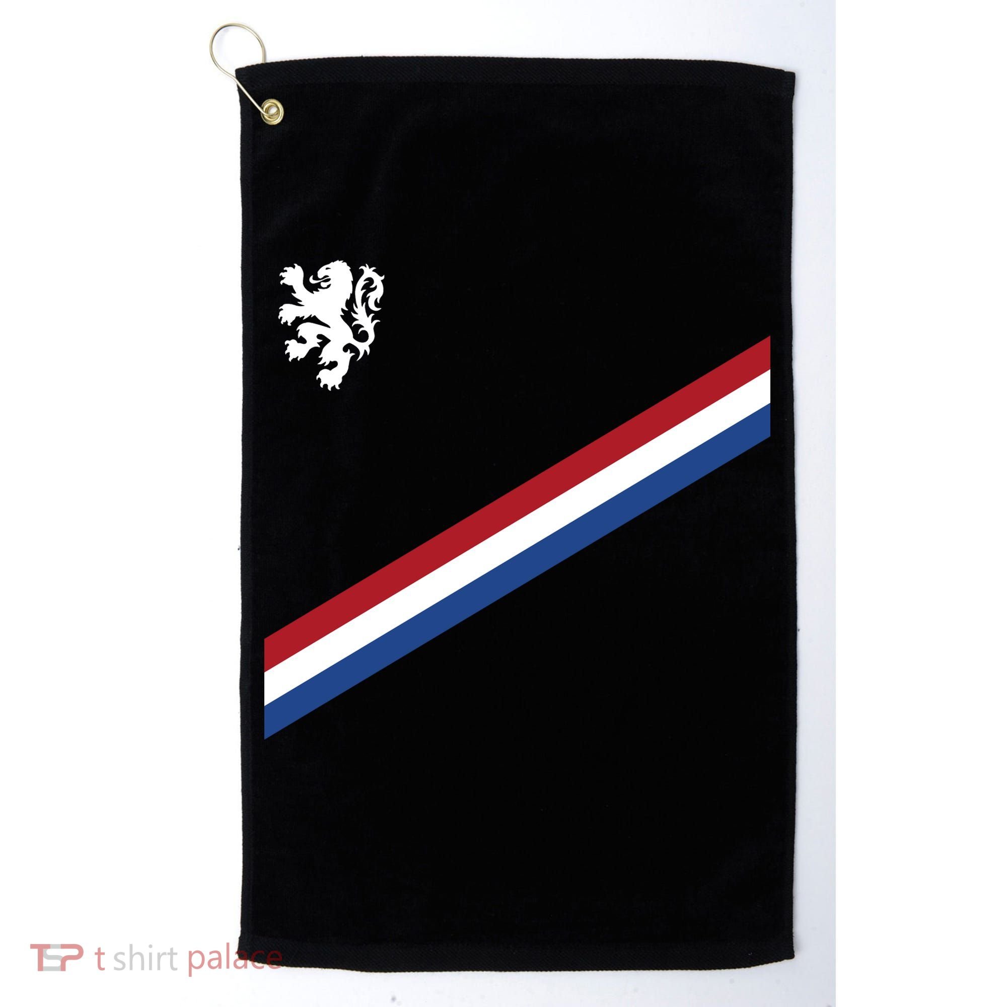 Netherlands Soccer Dutch Logo Flag Golf Towel