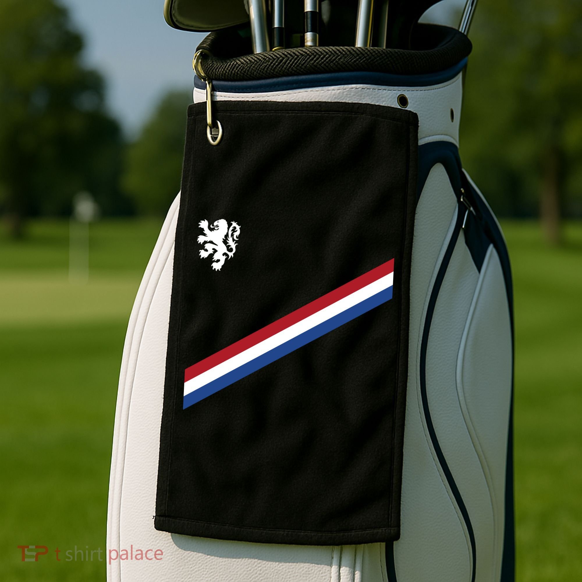 Netherlands Soccer Dutch Logo Flag Golf Towel