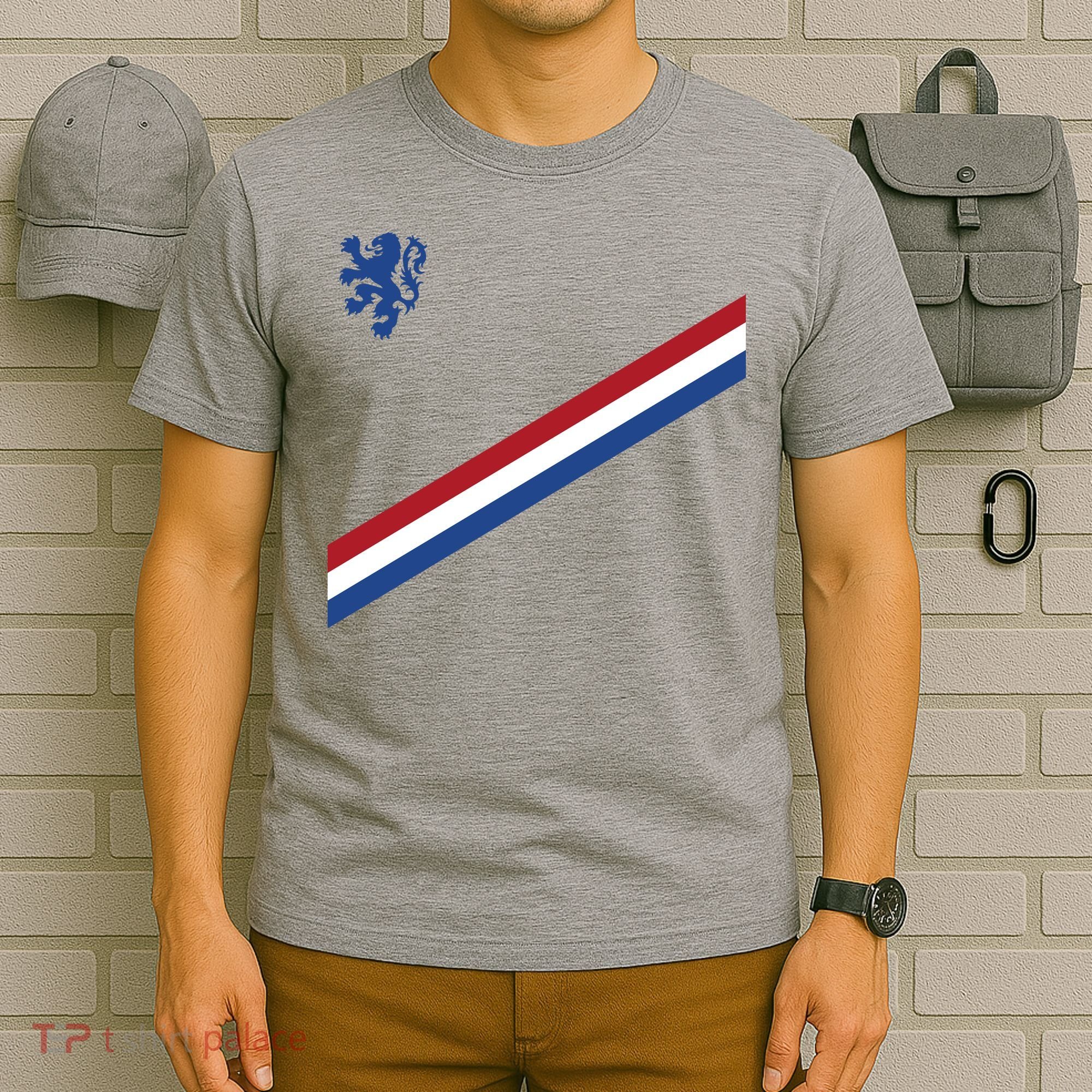 Netherlands Soccer Dutch Logo Flag T-Shirt
