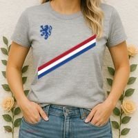 Netherlands Soccer Dutch Logo Flag Women's T-Shirt thumb 2