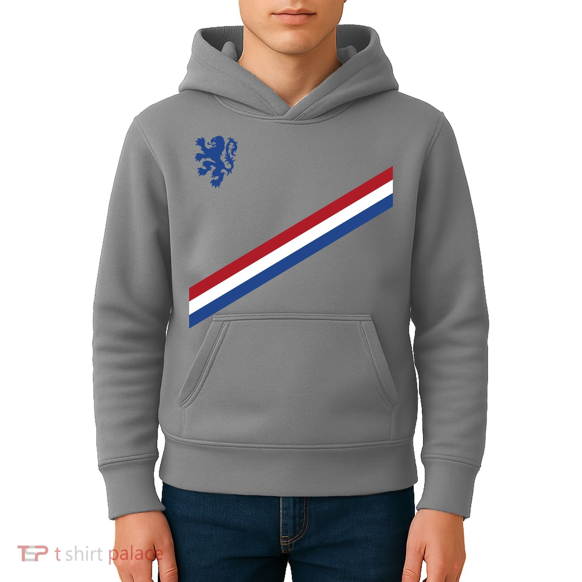 Netherlands Soccer Dutch Logo Flag Kids Hoodie