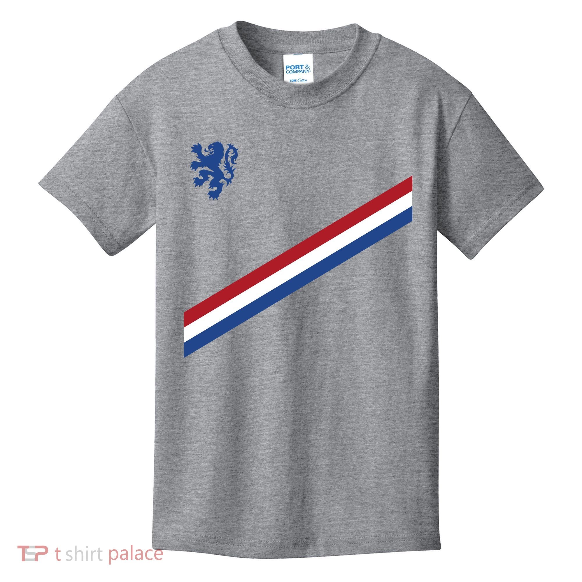Netherlands Soccer Dutch Logo Flag Kids T-Shirt