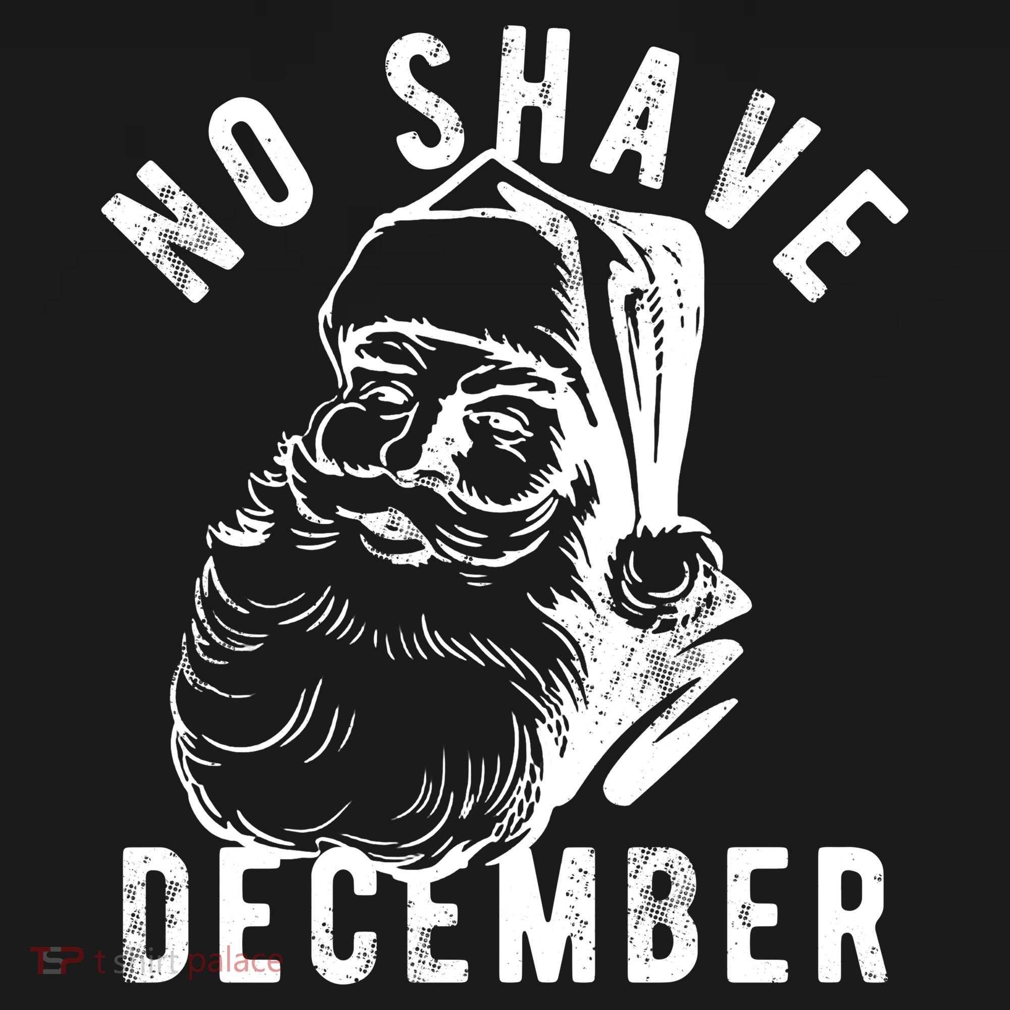 No Shave December Santa Claus Funny Holiday Toddler Hoodie