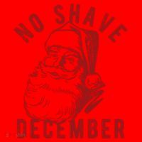 No Shave December Santa Claus Funny Holiday Santa Hat thumb 1